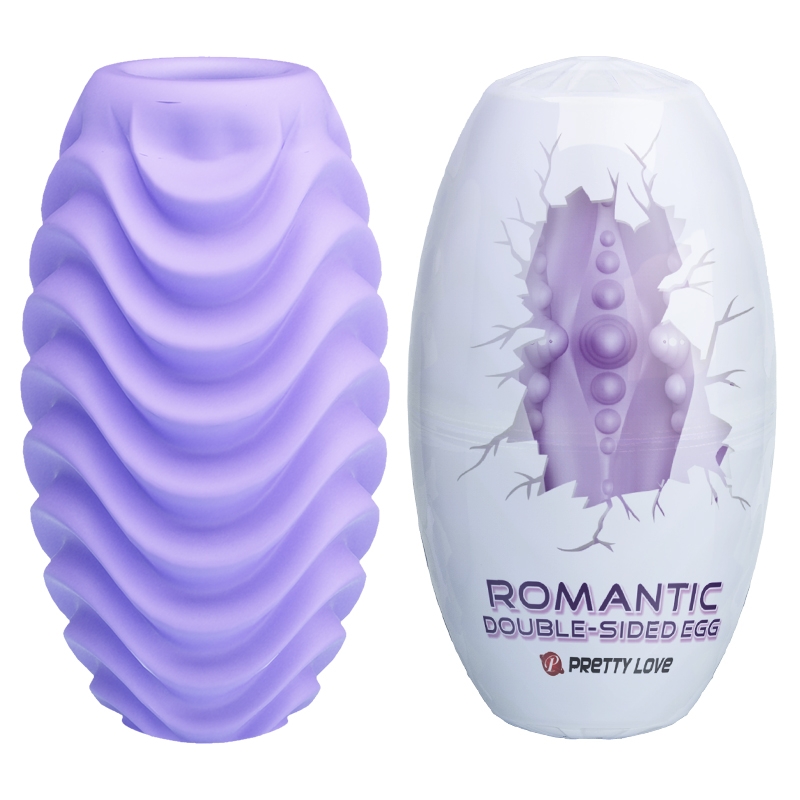 Мастурбатор двухсторонний "Pretty Love Romantic" фиолетовый 